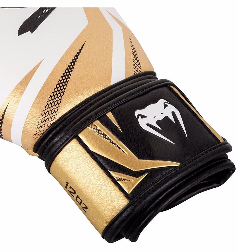 Venum Challenger 3.0 Boxing Gloves - white/gold